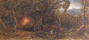 Samuel Palmer A Wagoner Returning Home oil on canvas